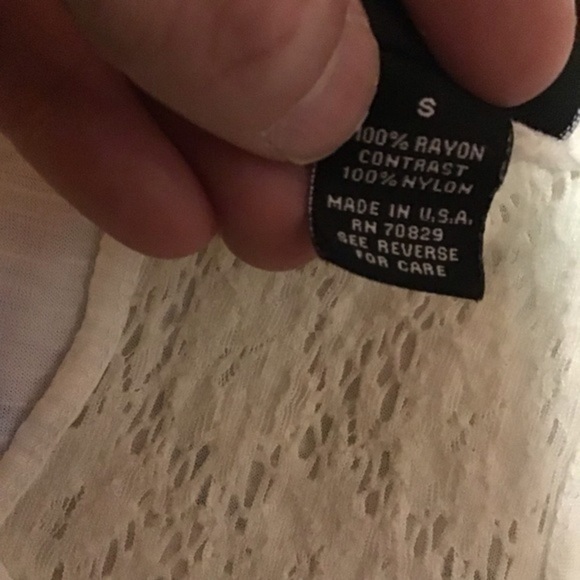 Rue 21 neon studded lace tank top - Picture 3 of 8